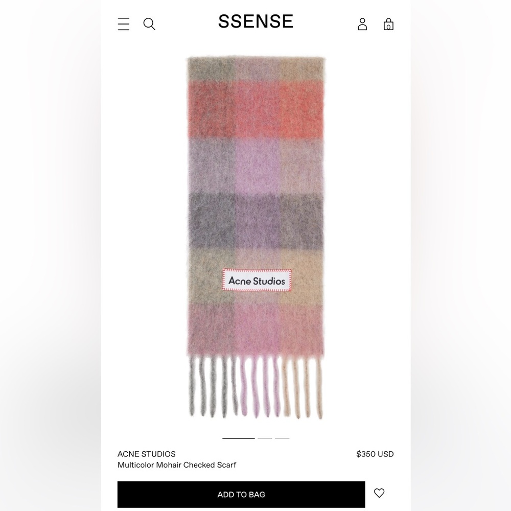 Acne Studios scarf